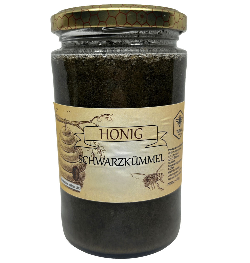 Honig mit Schwarzkümmelzusatz